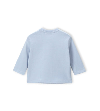Boy - Long-sleeved T-shirt Sky Blue 9 - 12 M