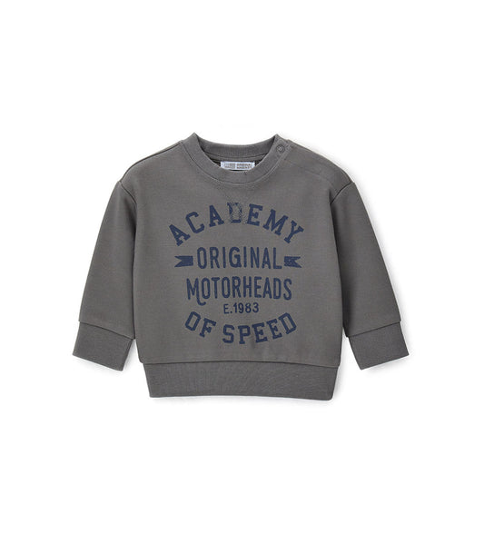 Boy - Printed sweatshirt Grey 9 - 12 M