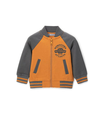 Boy - Bomber jacket with pockets Orange 9 - 12 M