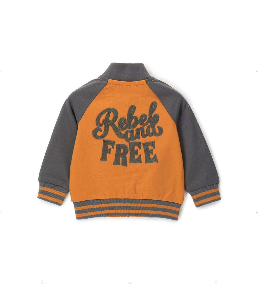 Boy - Bomber jacket with pockets Orange 9 - 12 M