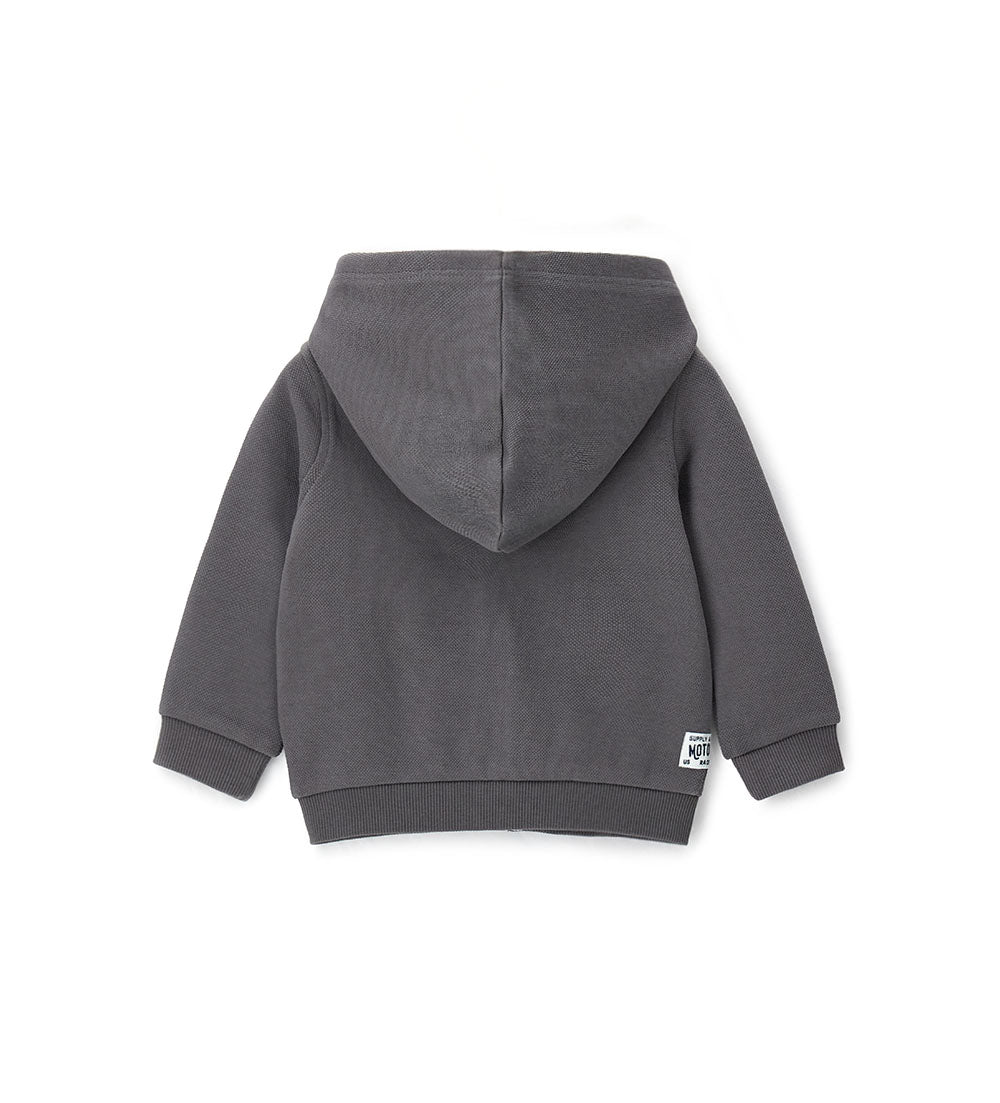 Boy - Zip-up jacket Grey 9 - 12 M