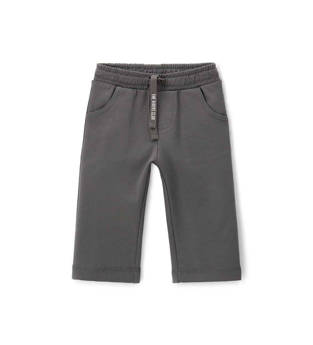 Boy - Elastic trousers Grey 9 - 12 M