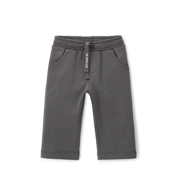 Boy - Elastic trousers Grey 9 - 12 M