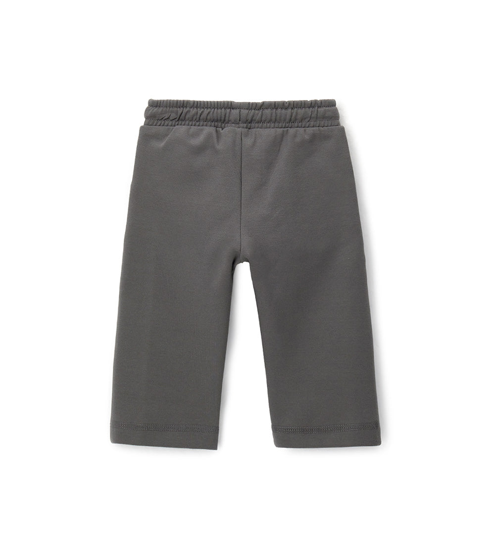 Boy - Elastic trousers Grey 9 - 12 M