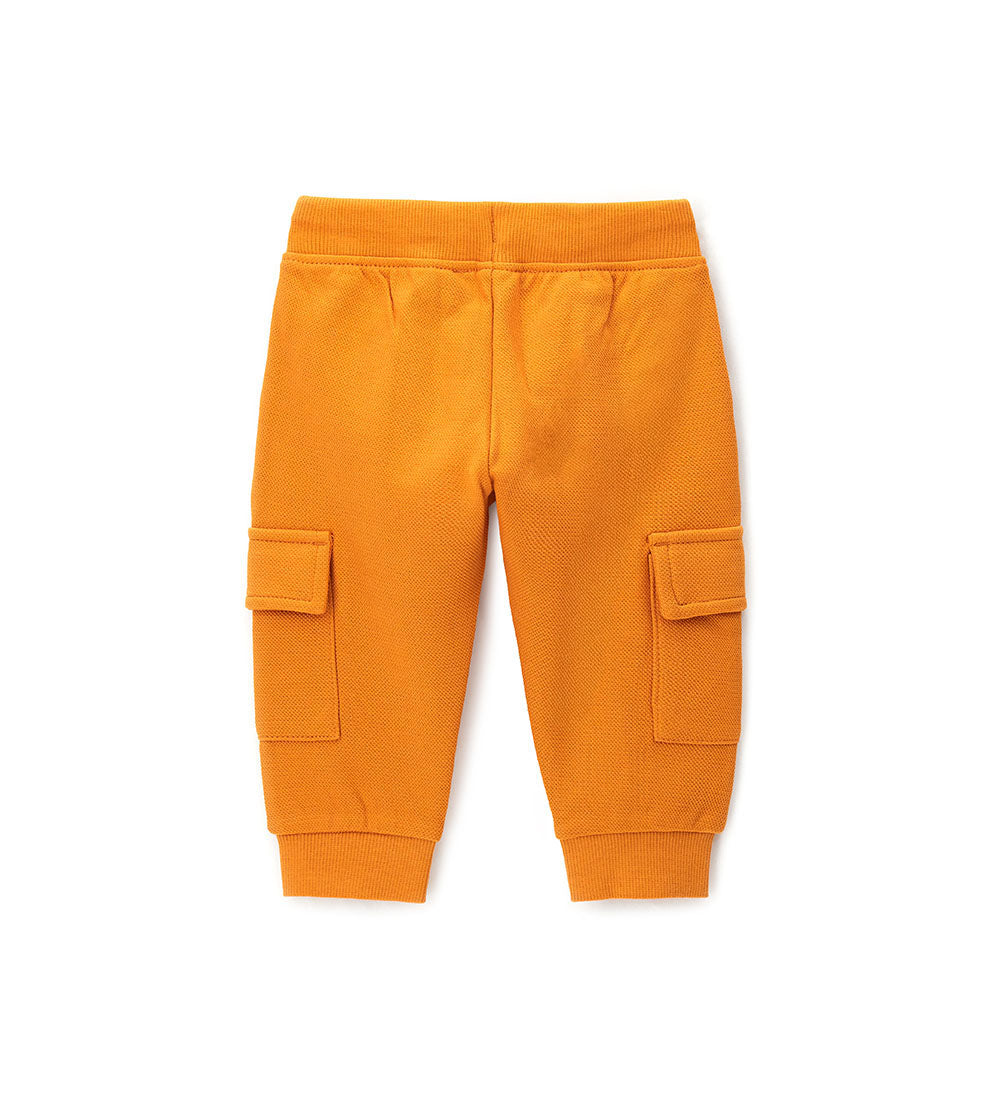 Boy - Elasticated trousers Grey 9 - 12 M