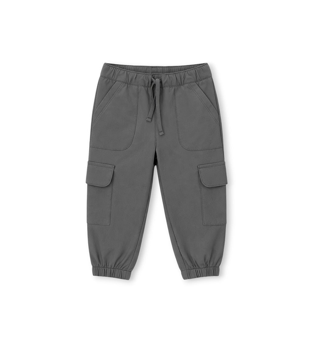 Boy - Technical fabric trousers Grey 9 - 12 M