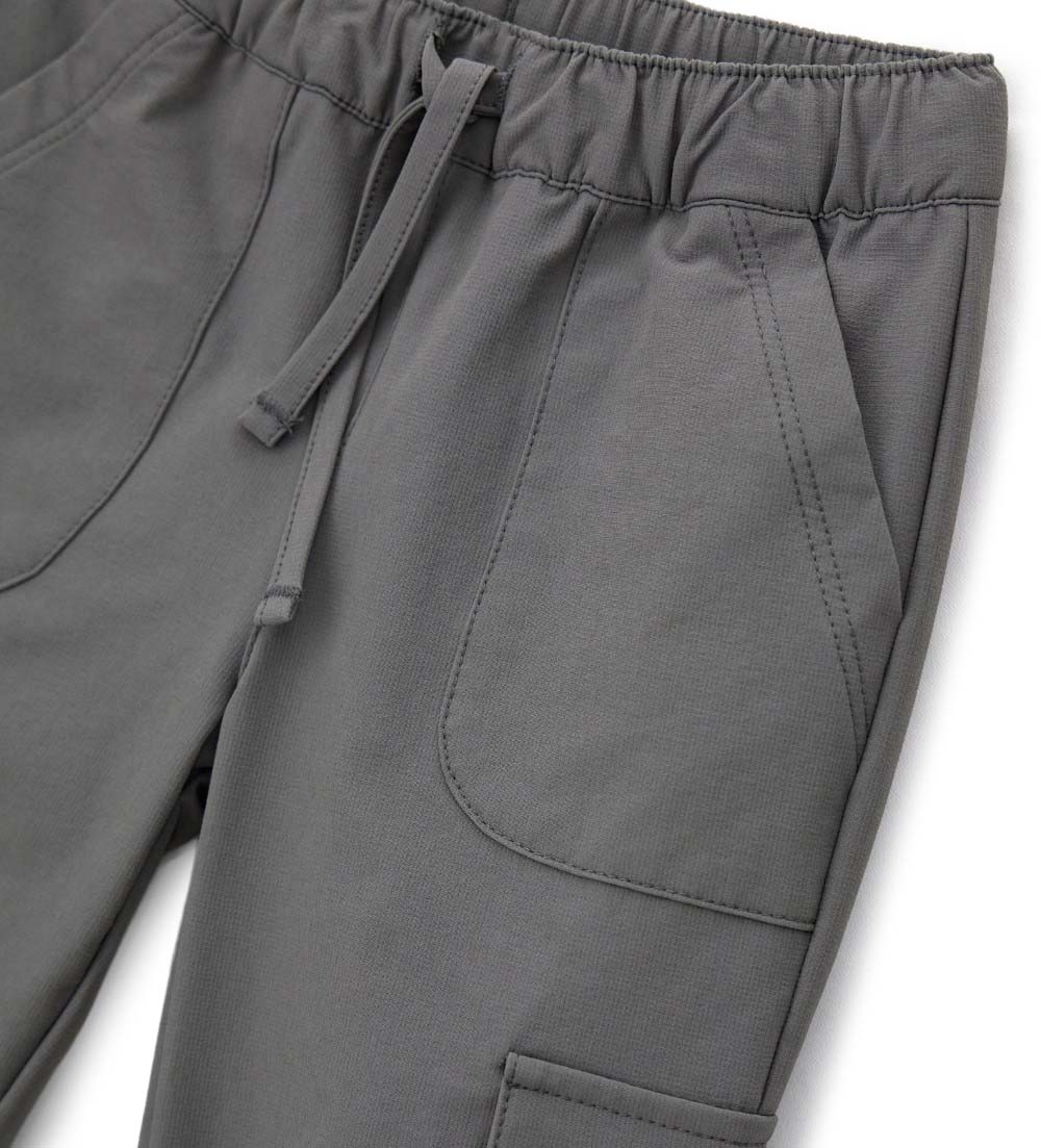 Boy - Technical fabric trousers Grey 9 - 12 M