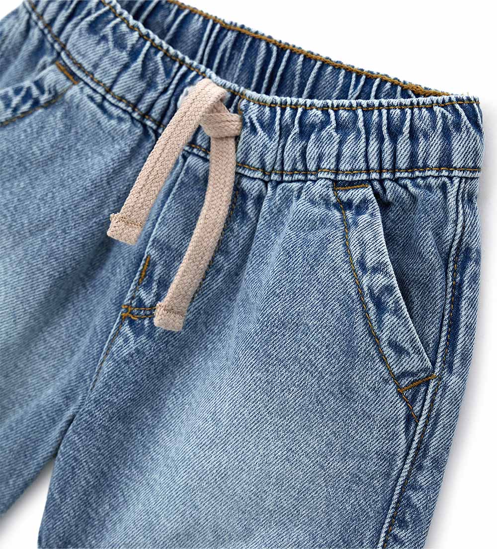 Boy - Denim Bermuda Shorts Denim 9 - 12 M