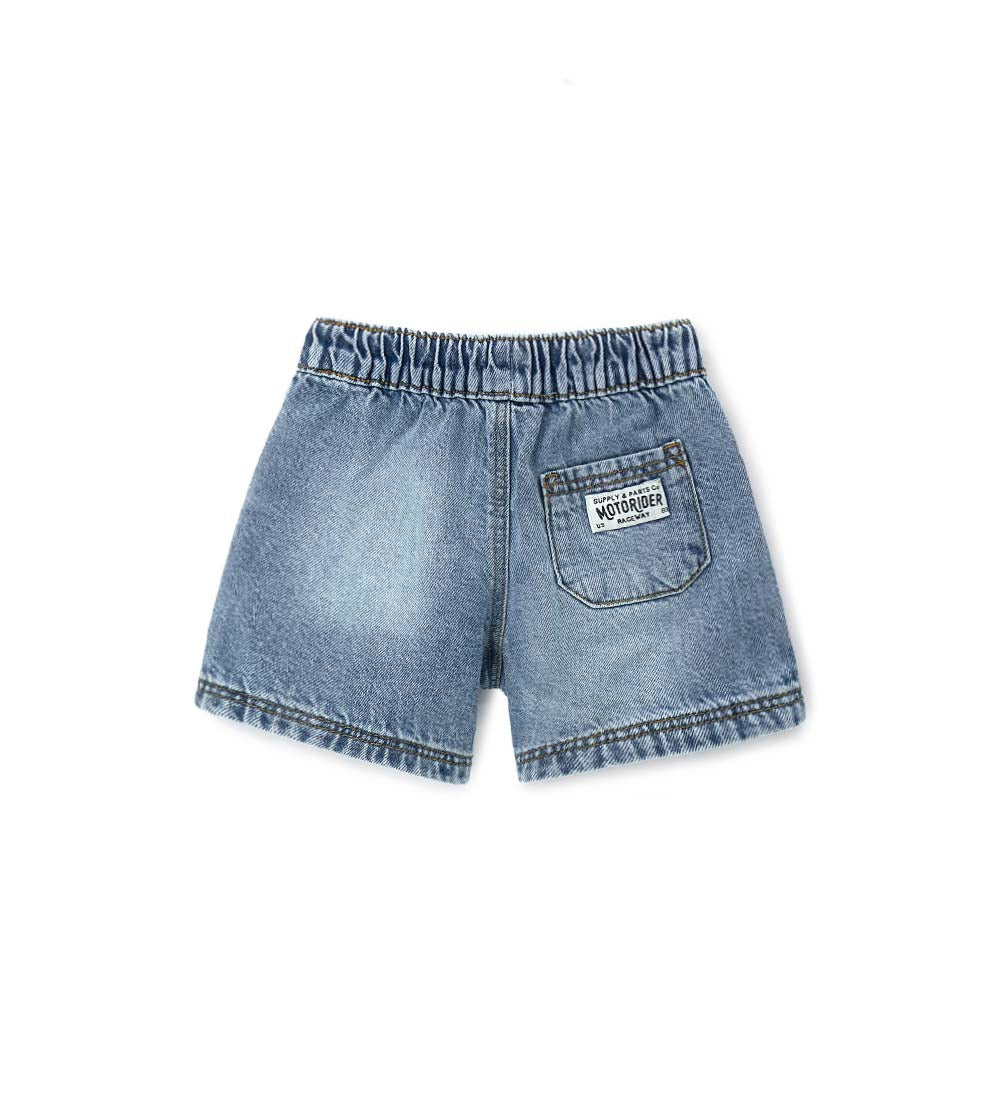 Boy - Denim Bermuda Shorts Denim 9 - 12 M