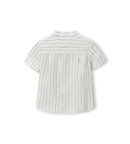 Boy - Linen shirts 9 - 12 M Off White