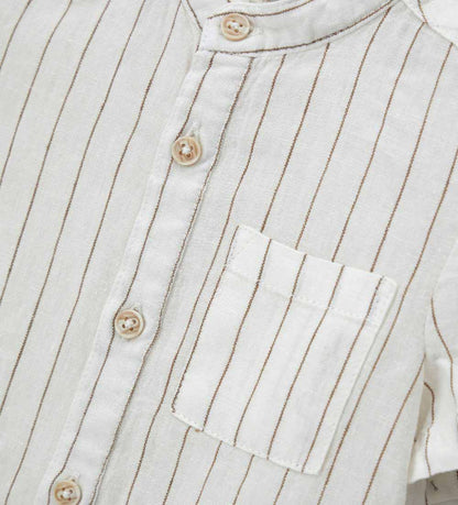 Boy - Linen shirts 9 - 12 M Off White