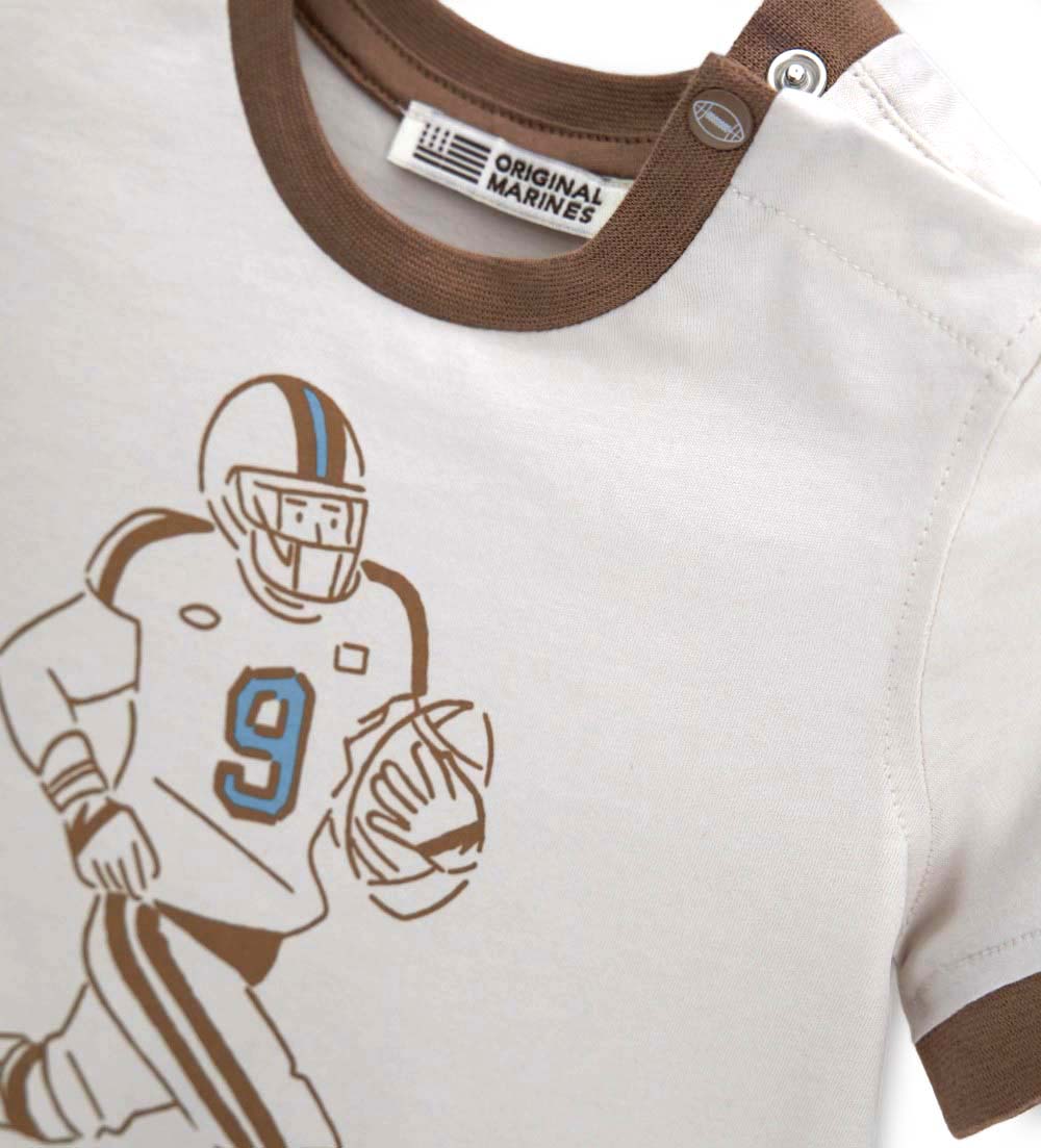 Boy - Jersey T-shirt 9 - 12 M Off White