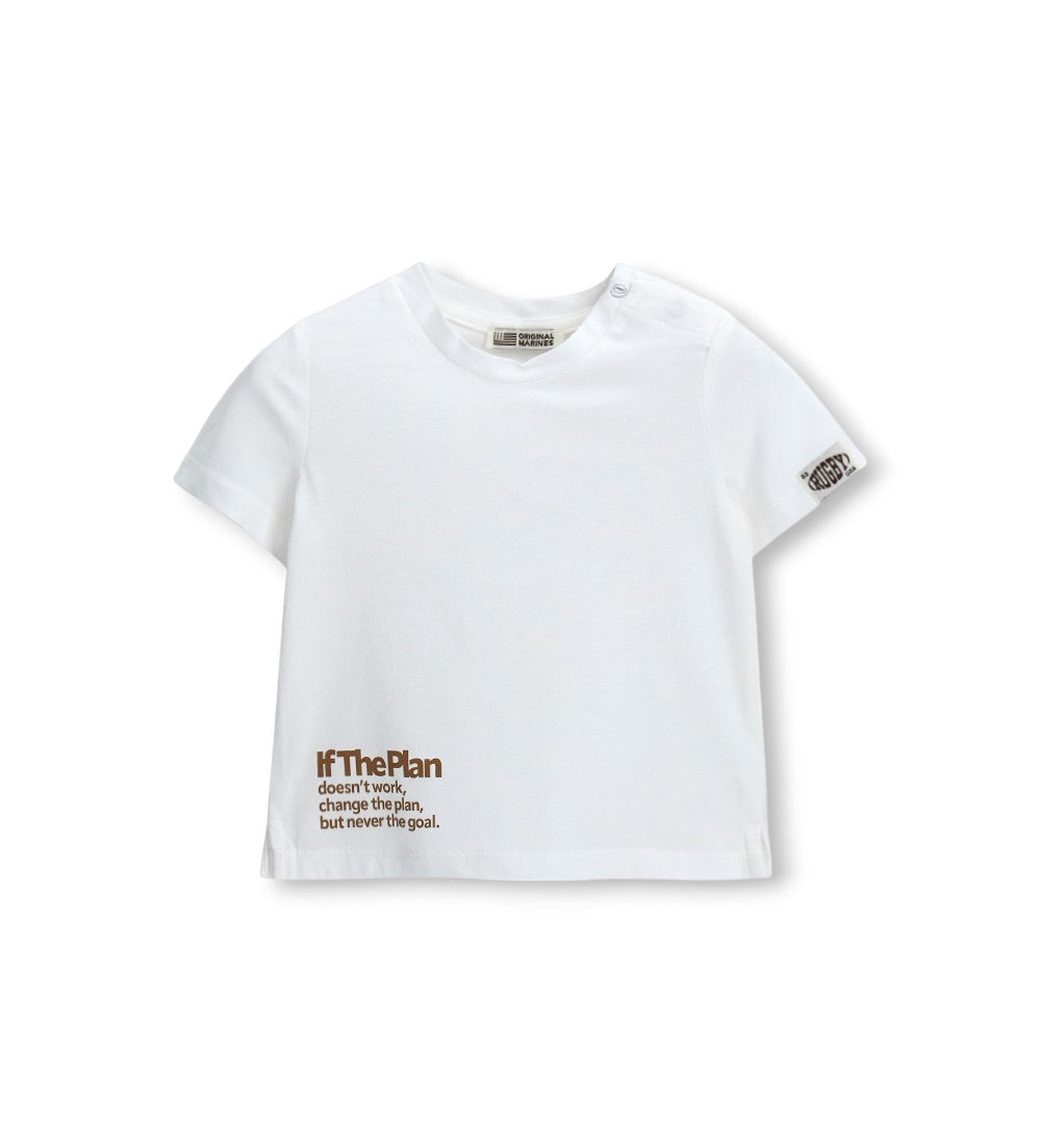 Boy - Printed shirt 9 - 12 M White