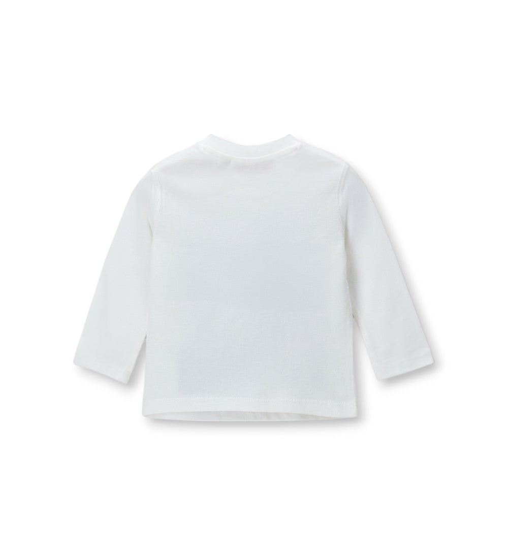 Boy - Printed T-shirt 9 - 12 M Off White