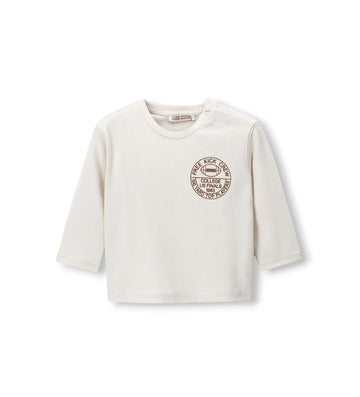 Boy - Printed T-shirt 9 - 12 M Off White