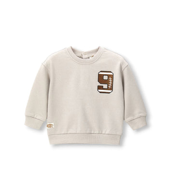 Boy - Printed Sweatshirt 9 - 12 M Grey