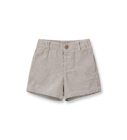Boy - Bermuda shorts in shuttle 9 - 12 M Brown