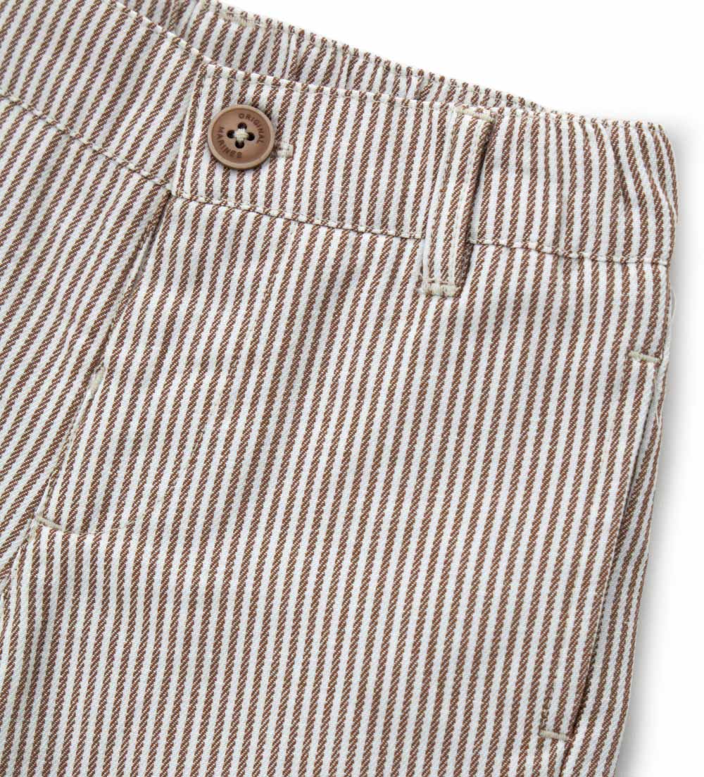 Boy - Bermuda shorts in shuttle 9 - 12 M Brown