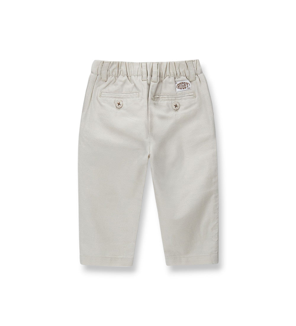 Boy - Linen trousers 9 - 12 M Beige