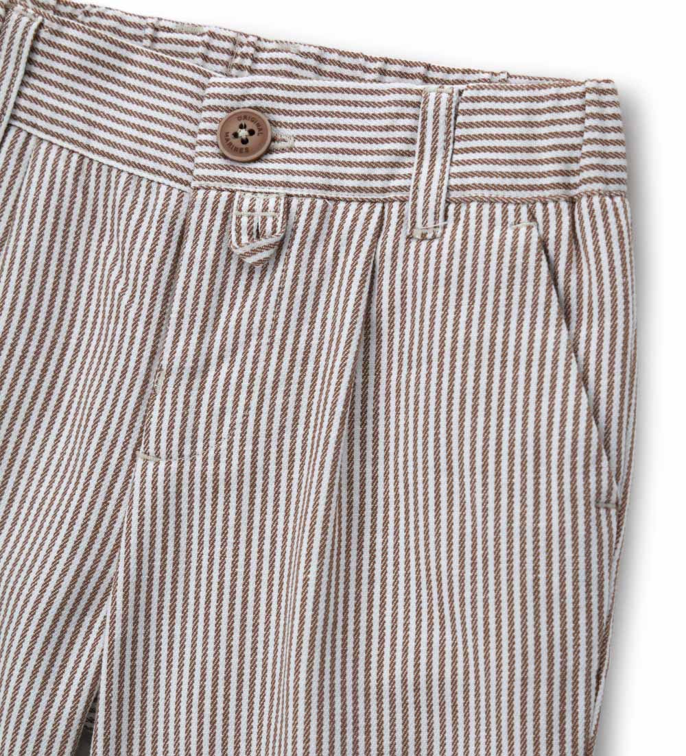 Boy - Linen trousers 9 - 12 M Beige
