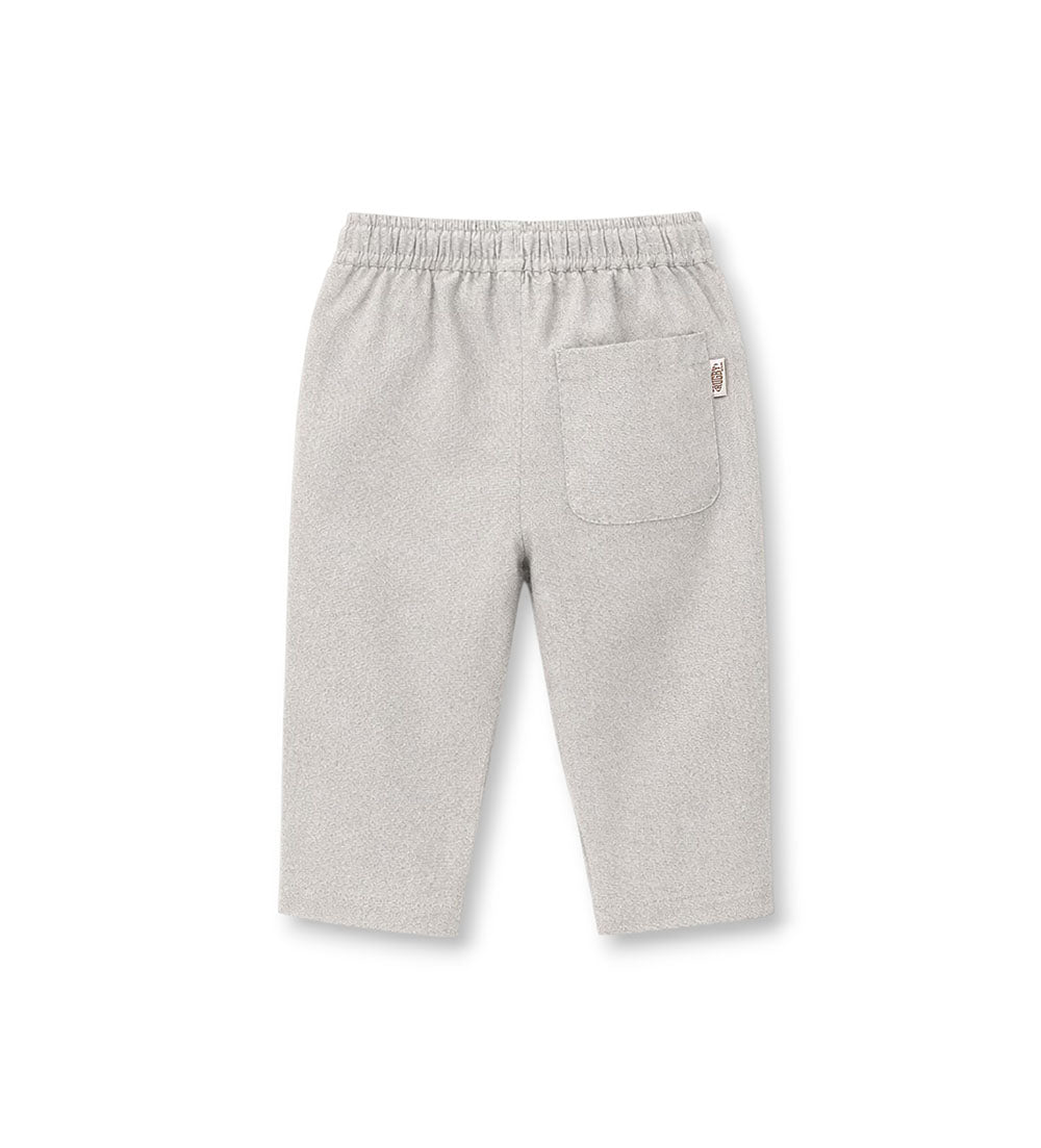 Boy - Linen blend trousers 9 - 12 M Grey