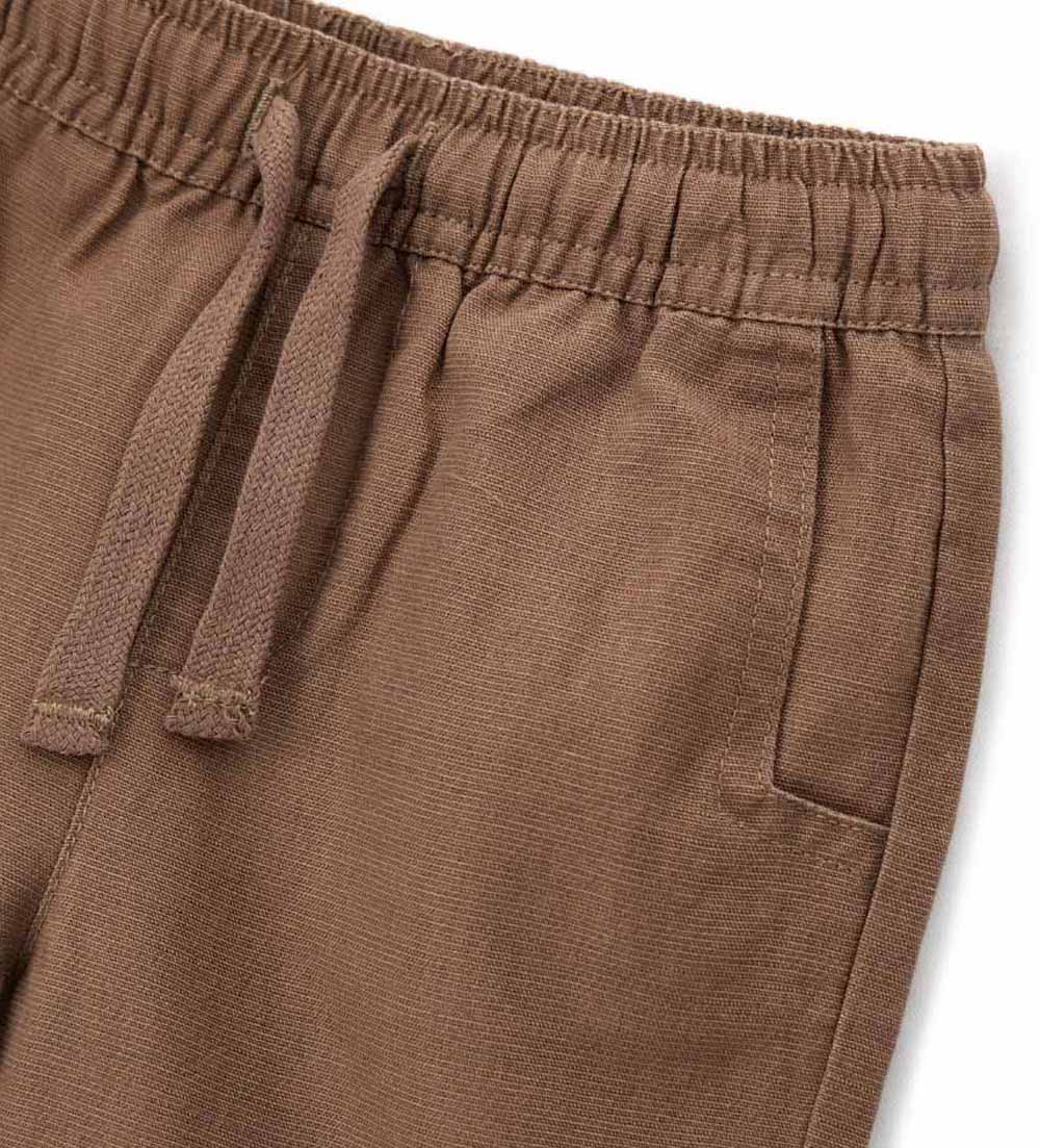 Boy - Linen blend trousers 9 - 12 M Grey