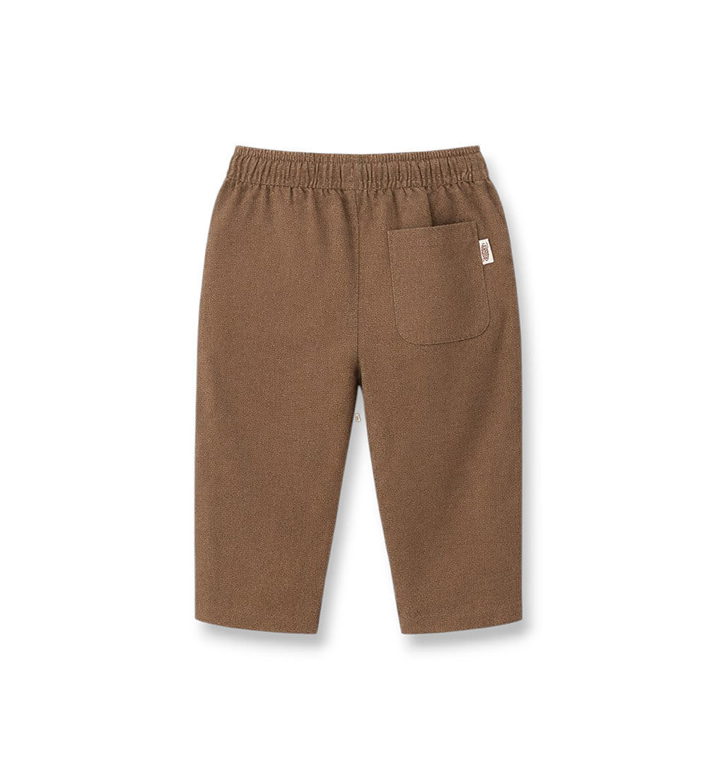 Boy - Linen blend trousers 9 - 12 M Grey