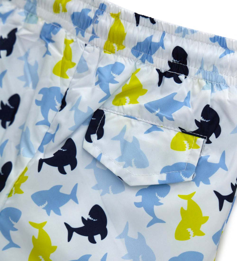 Boy - Swimsuit shorts 9 - 12 M White