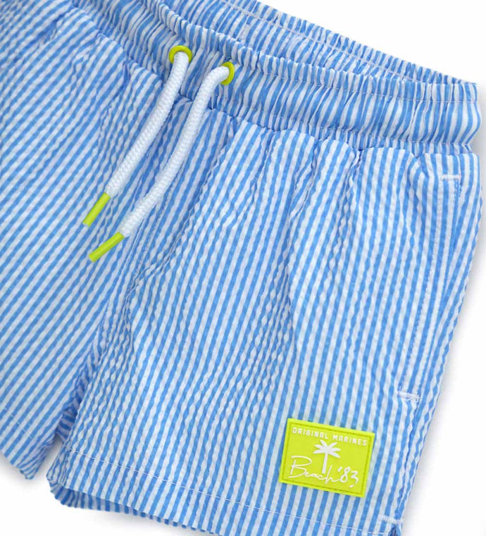 Boy - Swimsuit shorts 9 - 12 M White