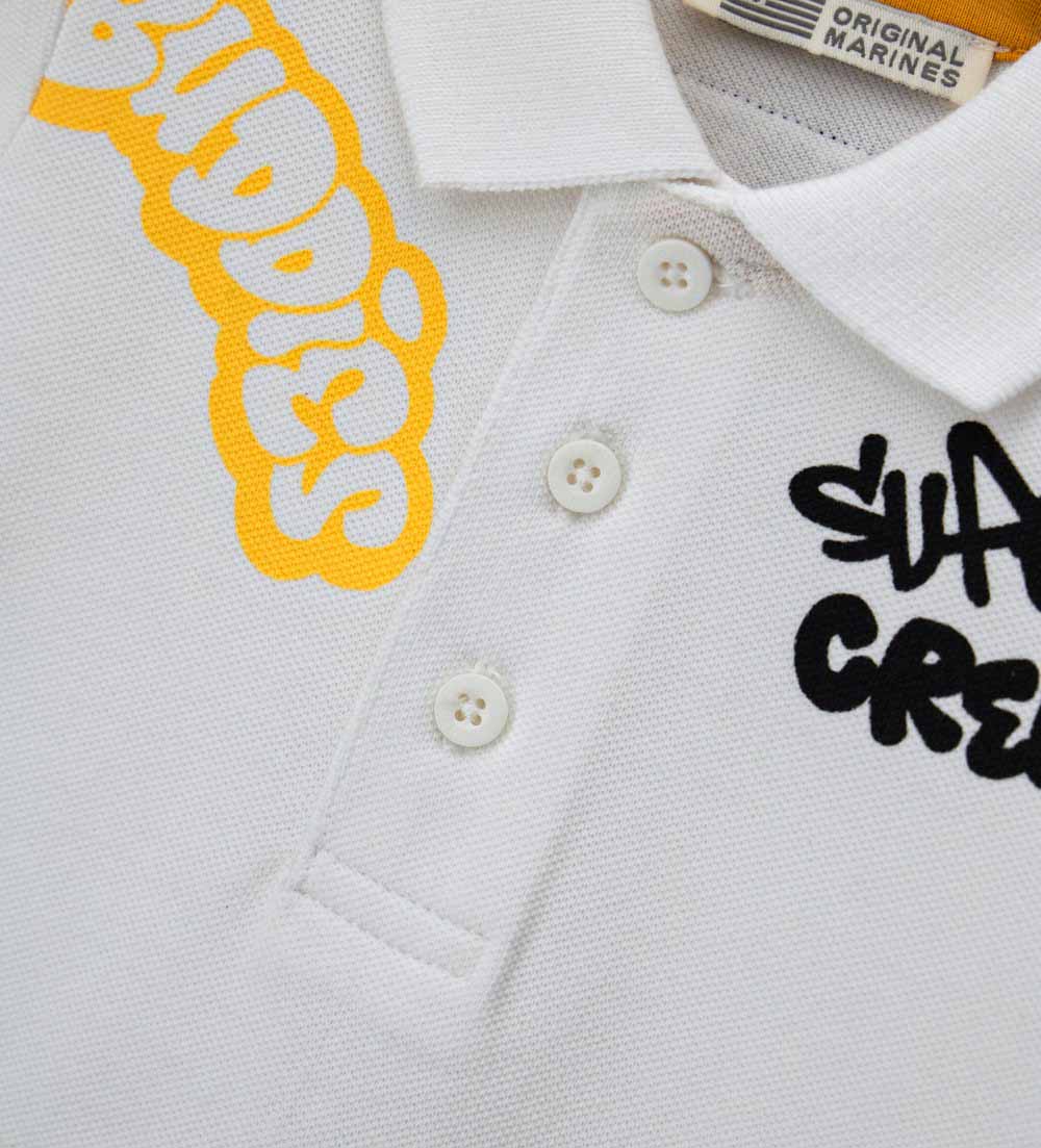 Boy - Short-Sleeved polo shirt 9 - 12 M Grey