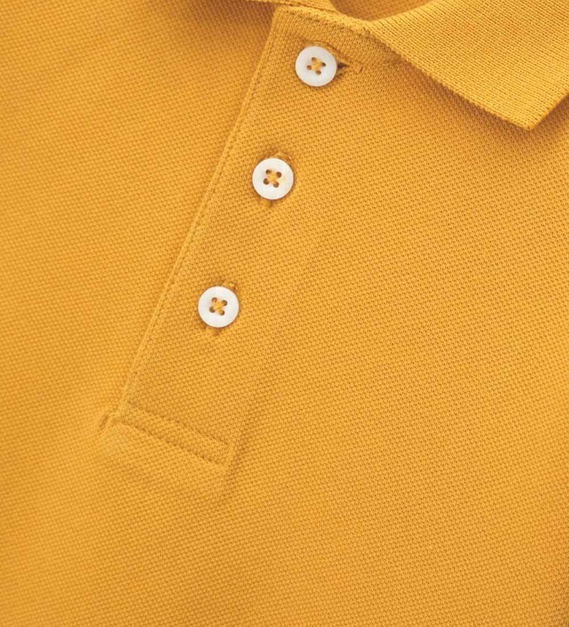 Boy - Pique polo shirt 9 - 12 M Yellow