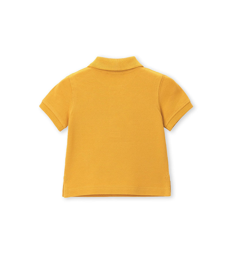 Boy - Pique polo shirt 9 - 12 M Yellow