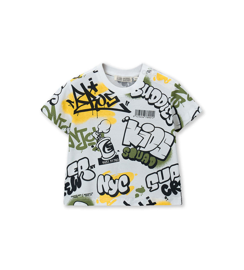 Boy - Jersey T-shirt 9 - 12 M White