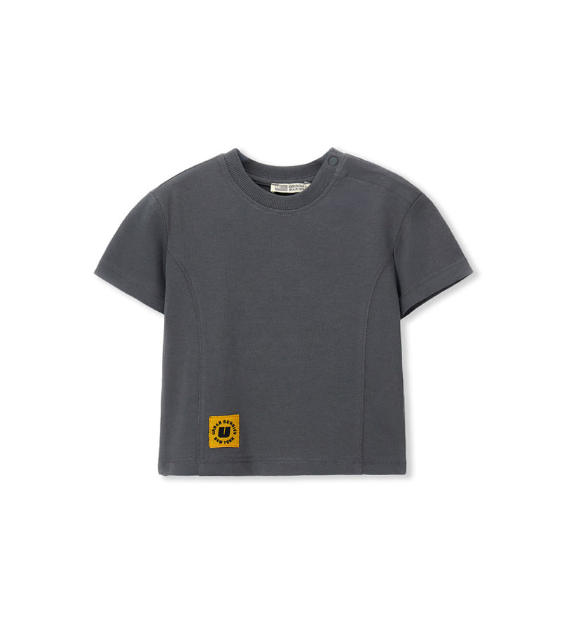Boy - Jersey T-shirt 9 - 12 M Grey