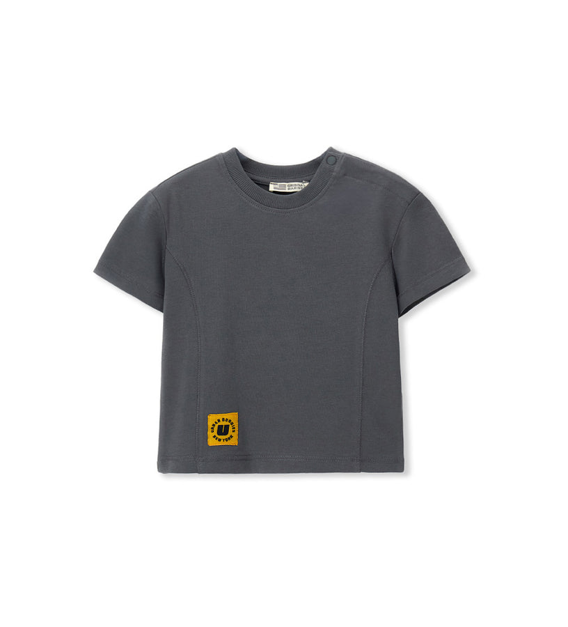 Boy - Jersey T-shirt 9 - 12 M Grey