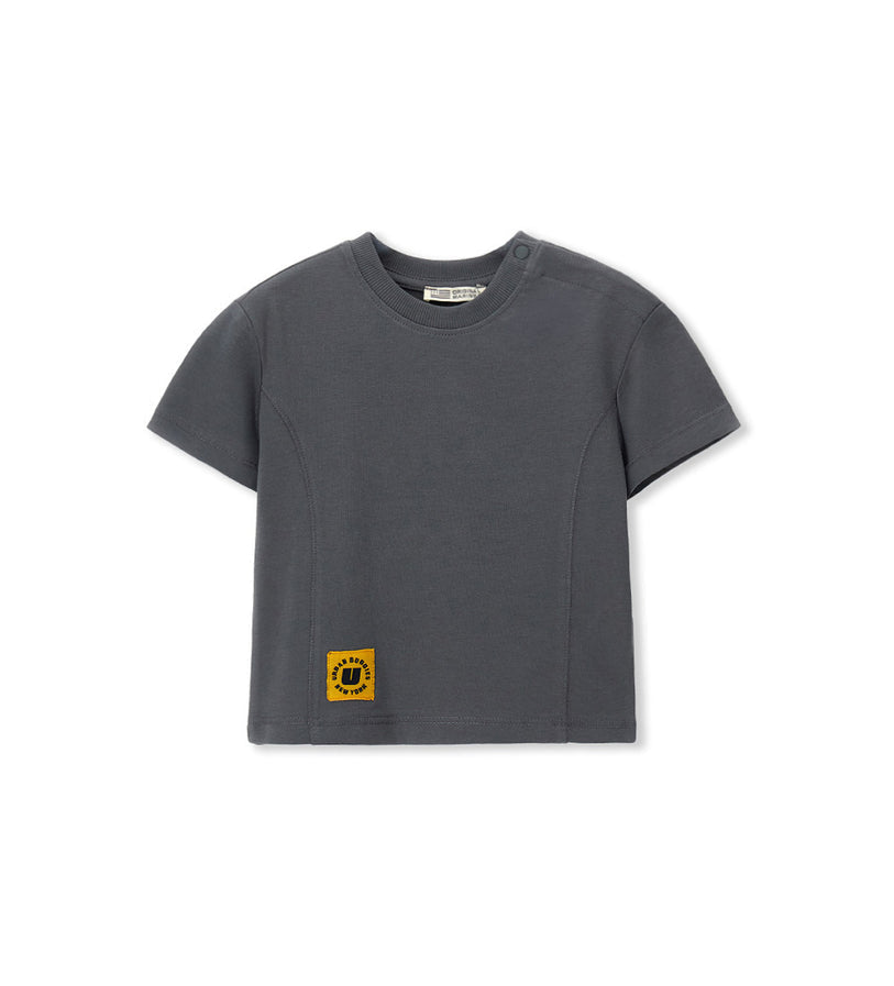 Boy - Jersey T-shirt 9 - 12 M Grey