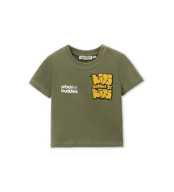 Boy - Jersey T-shirt 9 - 12 M Green