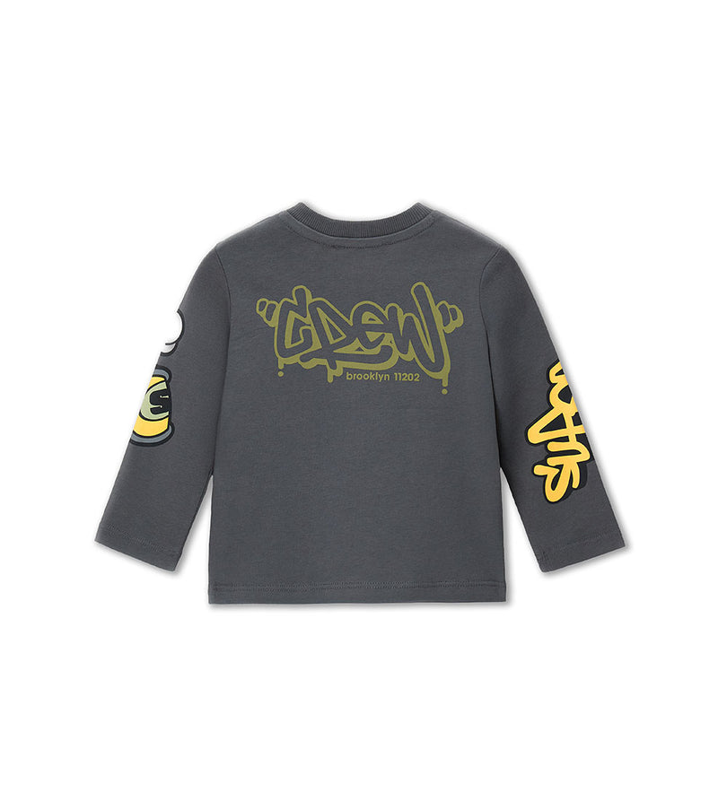 Boy - Jersey T-shirt 9 - 12 M Grey