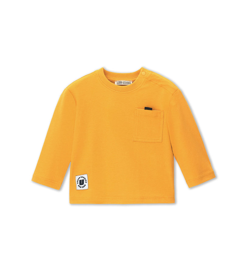 Boy - Long-sleeved T-shirt 9 - 12 M Yellow