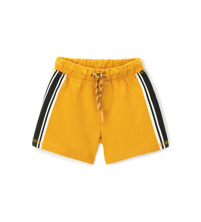 Boy - Bermuda shorts with drawstring 9 - 12 M Yellow