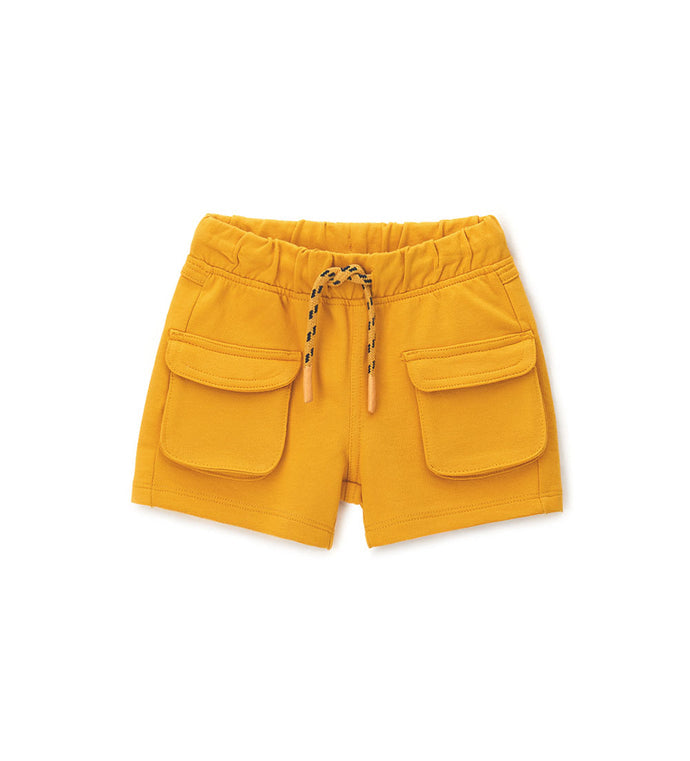 Boy - Bermuda shorts with pockets 9 - 12 M Yellow