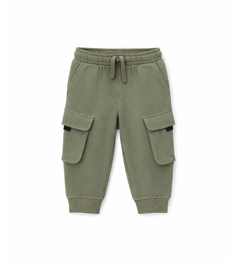 Boy - Trousers with pockets 9 - 12 M Grey