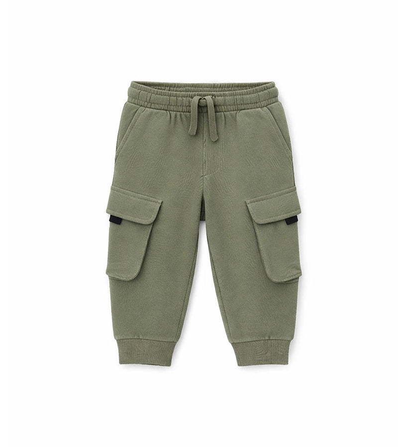 Boy - Trousers with pockets 9 - 12 M Grey