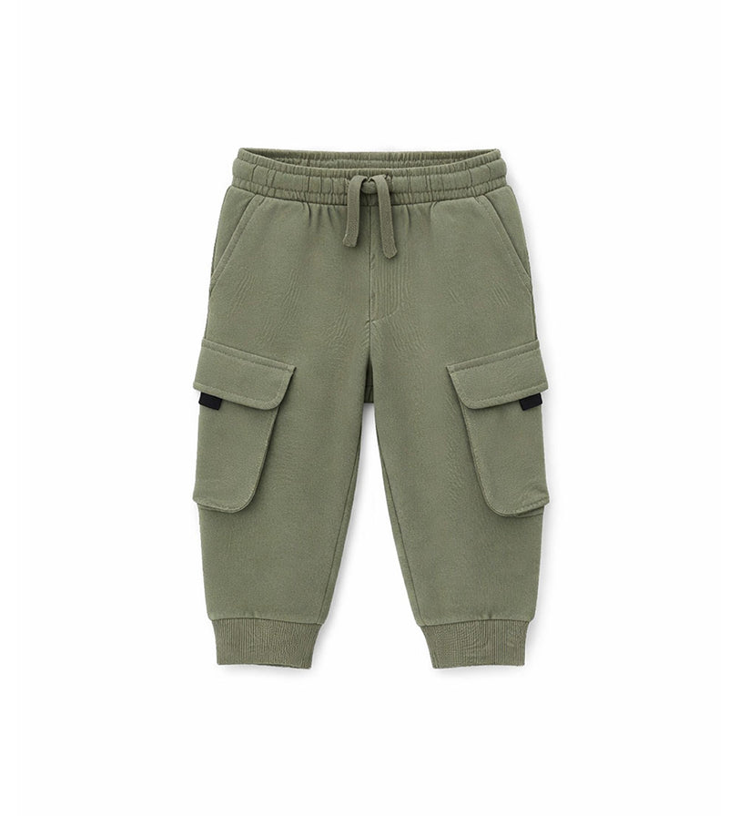 Boy - Trousers with pockets 9 - 12 M Grey