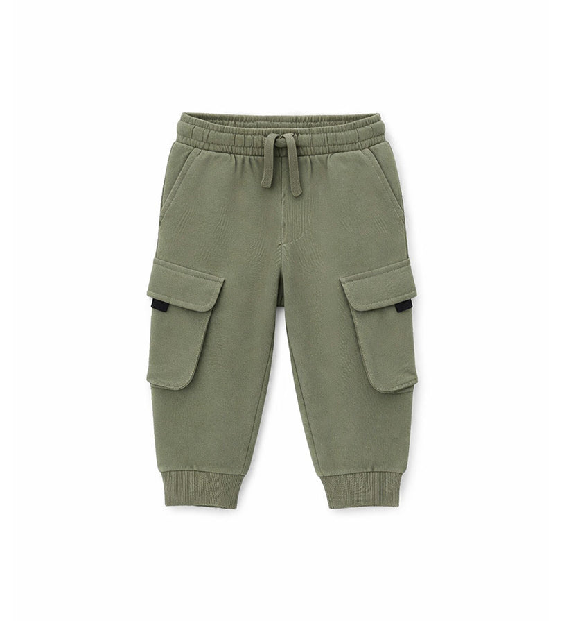 Boy - Trousers with pockets 9 - 12 M Grey