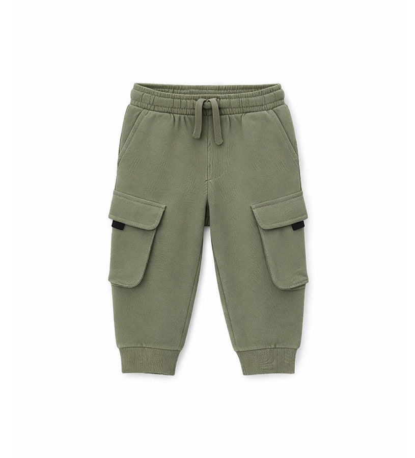 Boy - Trousers with pockets 9 - 12 M Grey