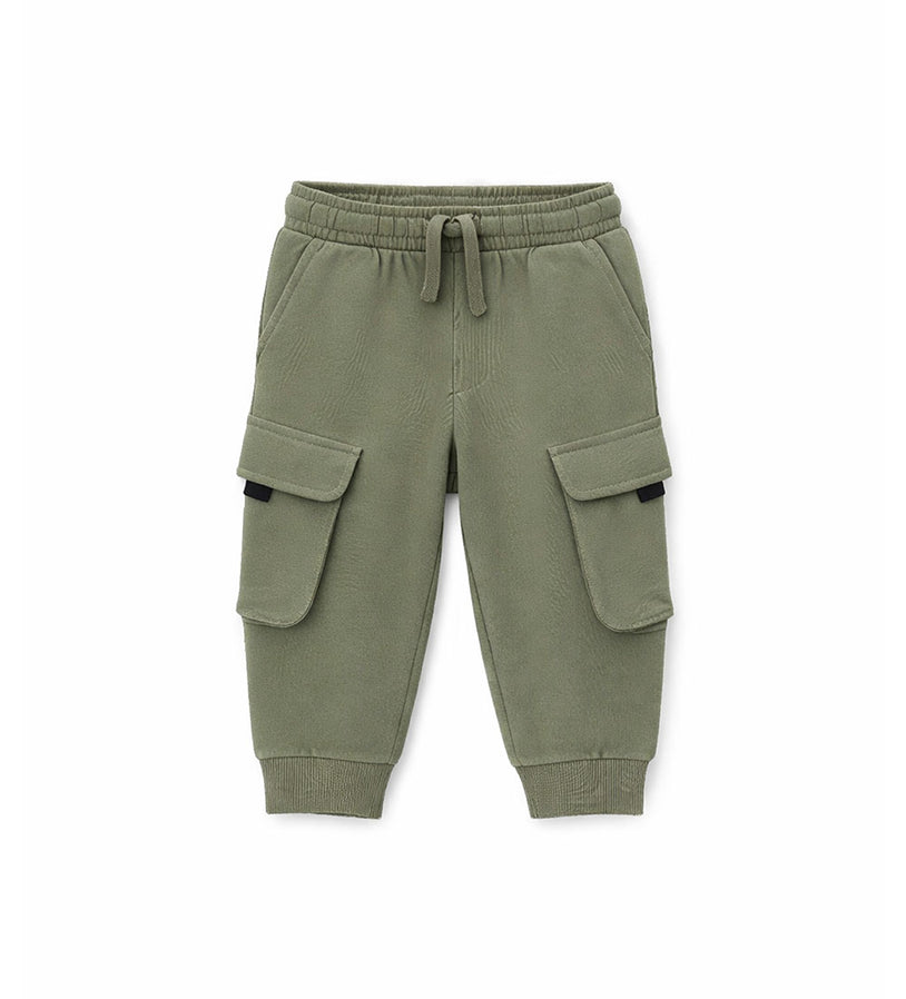 Boy - Trousers with pockets 9 - 12 M Grey