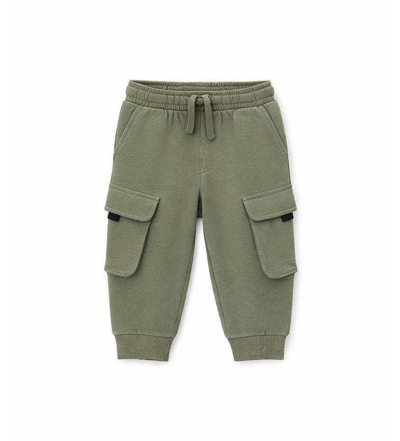 Boy - Trousers with pockets 9 - 12 M Grey