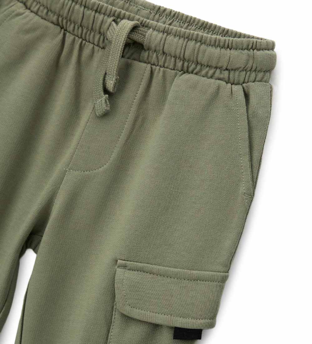 Boy - Trousers with pockets 9 - 12 M Grey