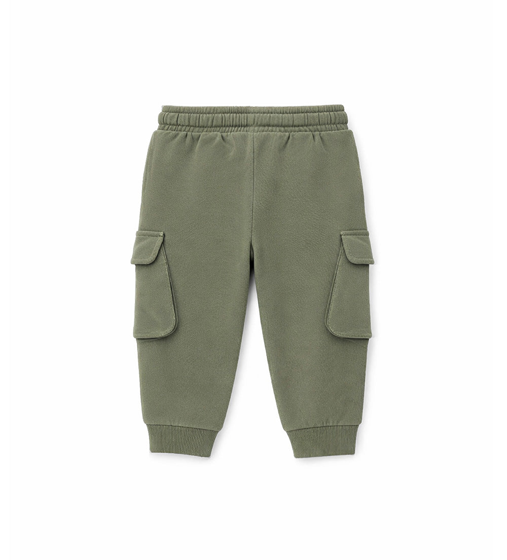 Boy - Trousers with pockets 9 - 12 M Grey